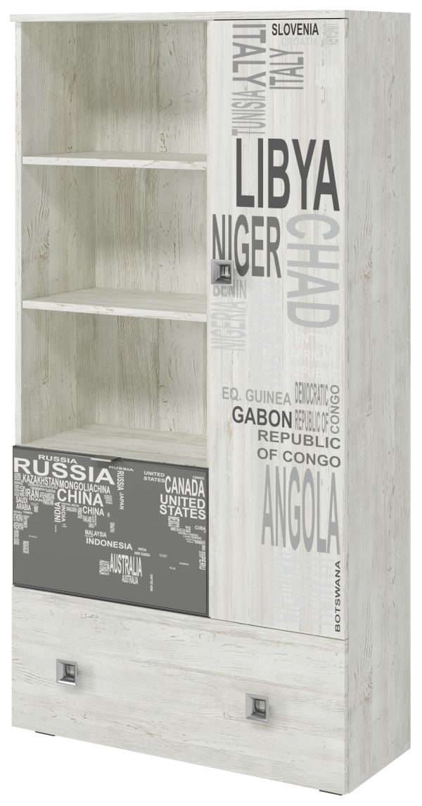 Фото Шкаф книжный Поло от производителя Регина в Новороссийске по цене 9&nbsp;430 ₽