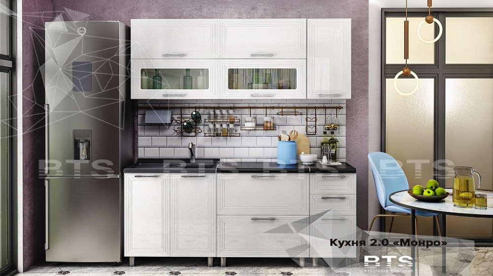 Фото Кухня Монро (2,0) от производителя БТС  в Новороссийске по цене 38 040 ₽