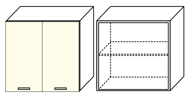 Фото Кухня Диана-4 (ЛДСП) шкаф настенный 1000 (ШВ-101) от производителя Фант-мебель в Новороссийске по цене 3 380 ₽