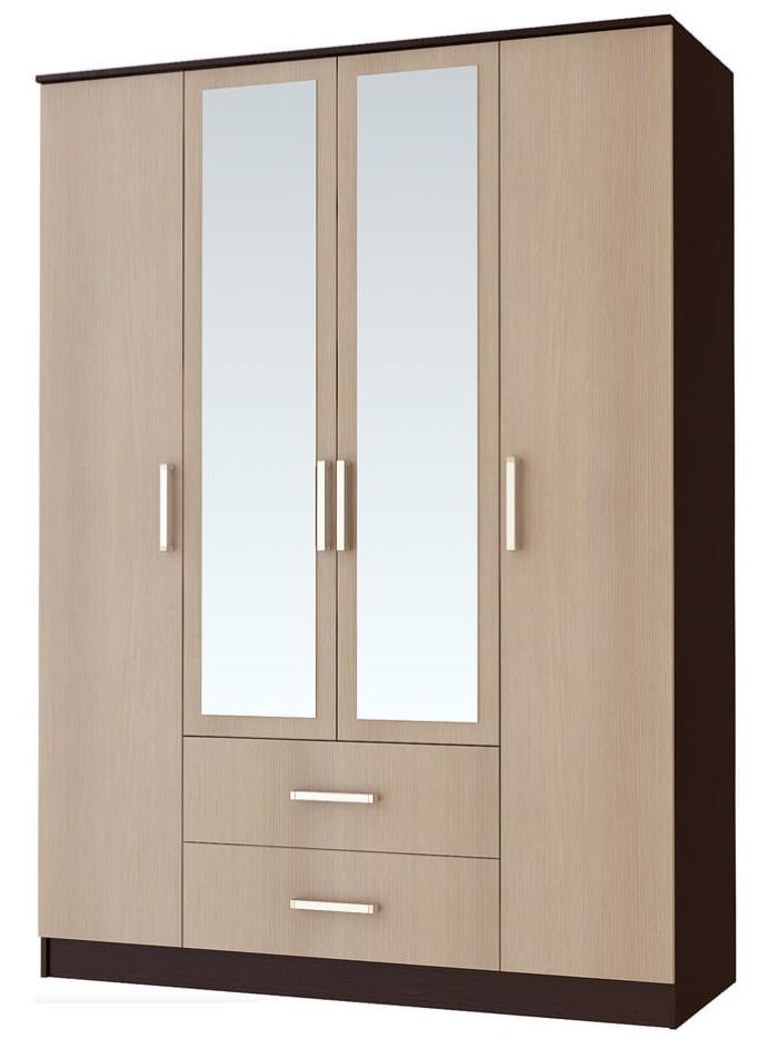 Фото Шкаф Фиеста (160) четырехдверный от производителя БТС  в Новороссийске по цене 15&nbsp;590 ₽