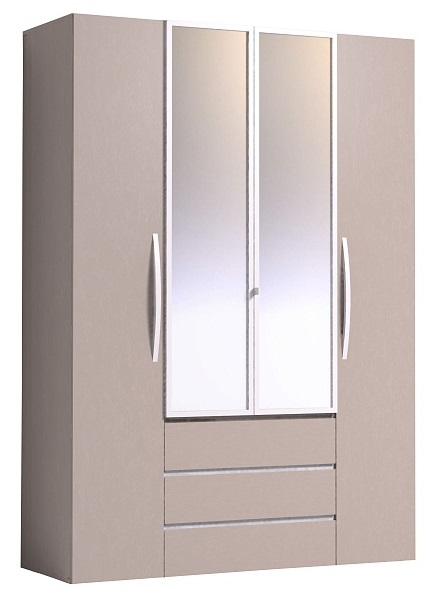 Фото Шкаф Брауни (Brownie)-555 (160) четырехдверный от производителя Глазов в Новороссийске по цене 49 580 ₽