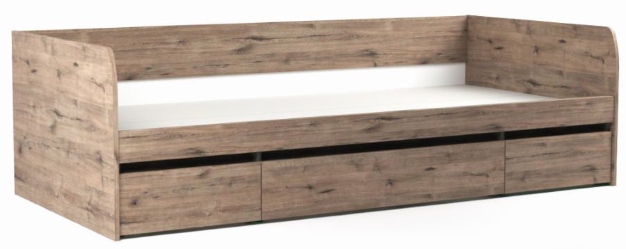 Фото Кровать односпальная Денвер (СМ 90х200) с ящиками с основанием от производителя СБК в Новороссийске по цене 25&nbsp;200 ₽