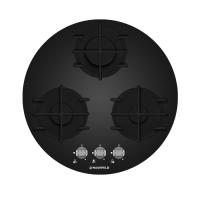 Варочная поверхность газовая 3-х комф. MGHG 53 19 (520х520) (Материал Стеклокерамика , Цвет Черный) в Новороссийске от производителя 