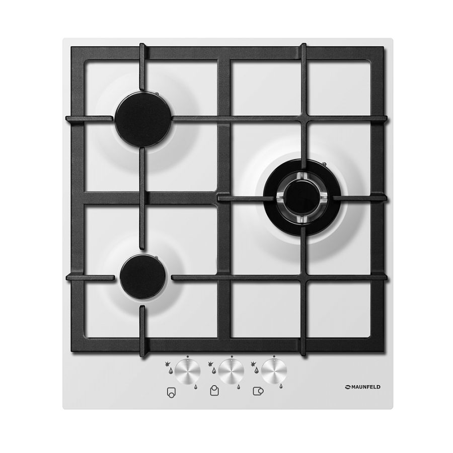 Фото Варочная поверхность газовая 3-х комф. MGHE 43 71 (450х520) от производителя Maunfeld в Новороссийске по цене 15 450 ₽