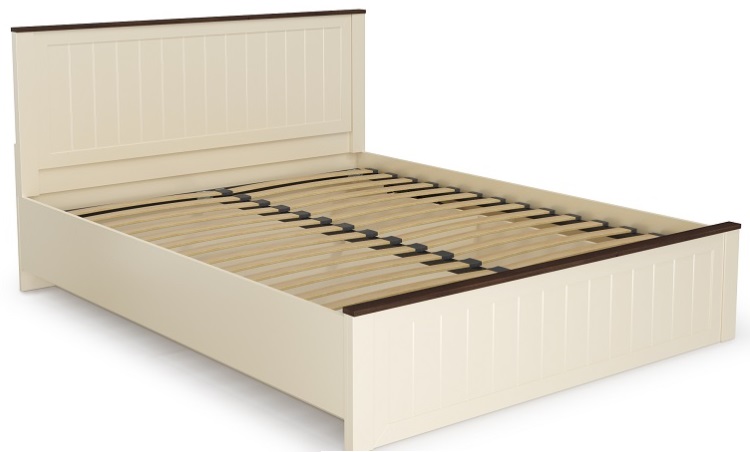 Фото Кровать двуспальная Прованс 37.24-02 (СМ 160х200) с ортопедическим основанием от производителя Олмеко в Новороссийске по цене 23 230 ₽