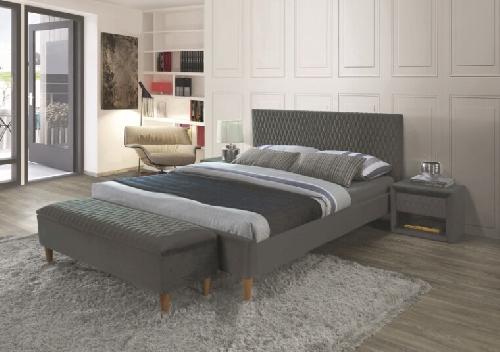 Кровать двуспальная Signal Azurro velvet (СМ 160х200) c ортопедическим основанием в интернет магазине Планета Комфорта Фото derevyannye-krovati кровать двуспальная signal azurro velvet (см 160х200) c ортопедическим основанием производитель Signal