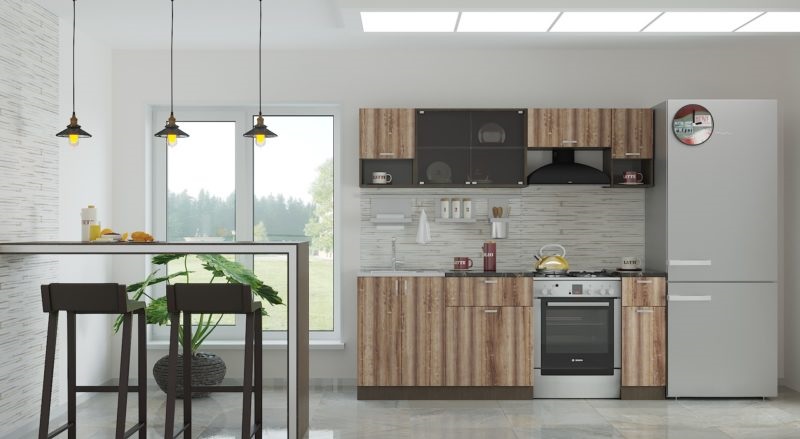 Фото Кухня Зара (2,1) от производителя Интерьер-центр в Новороссийске по цене 12&nbsp;600 ₽