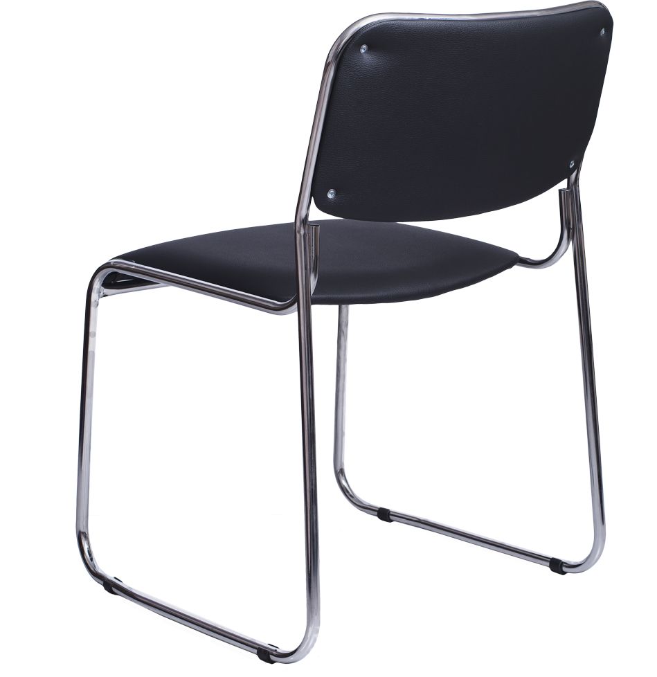 Фото Стул для посетителя Марс (хром) от производителя Фабрикант в Новороссийске по цене 4&nbsp;270 ₽