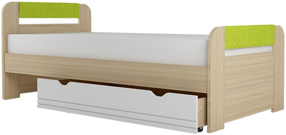 Фото Кровать односпальная Стиль 900.3 (СМ 90х200) с основанием  от производителя Аквилон в Новороссийске по цене 19&nbsp;840 ₽