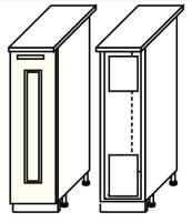 Фото kukhonnye-tumby-kargo-butylochnitsa кухня диана-4 прованс шкаф-стол 200 (шн-бl) производитель Фант-мебель
