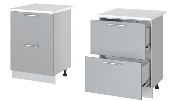 Фото Кухня Бронкс стол-рабочий Н-62 от производителя Леко в Новороссийске по цене 7 200 ₽