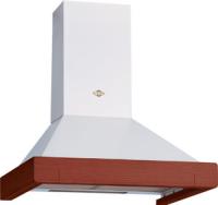 Вытяжка купольная Stevia 160 (600х500хh680(970)) (Материал Металл/Дерево , Цвет Белый/Вишня) в Новороссийске от производителя 