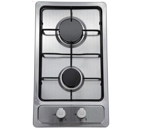 Фото Варочная поверхность газовая 2-х конф. VENTOLUX HG320 EES INOX 2 (600х520хh43) от производителя  в Новороссийске по цене 9 050 ₽
