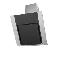 Вытяжка наклонная Modern 80 (796х480хh845(1125)) (Материал Металл/Стекло , Цвет Металлик/Черный) в Новороссийске от производителя 