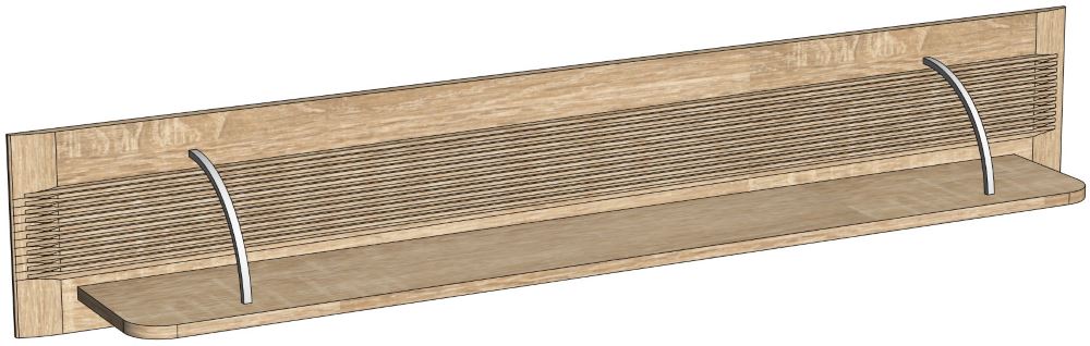 Фото Полка навесная Магнолия ГМ-11 от производителя СБК в Новороссийске по цене 2 950 ₽