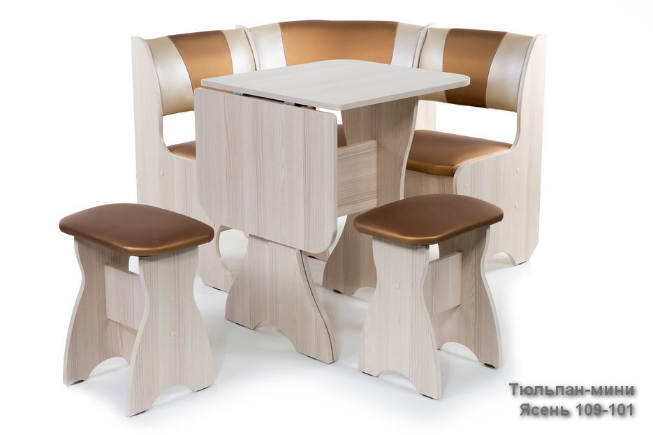 Фото Кухонный угол Тюльпан-мини от производителя  в Новороссийске по цене 16 180 ₽