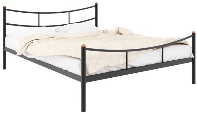 Фото Кровать двуспальная София Plus (СМ 180х200) трубка металл от производителя Милсон в Новороссийске по цене 13 860 ₽