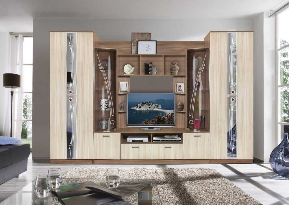 Фото Стенка Мадрид 7 от производителя Мебель Маркет в Новороссийске по цене 50 950 ₽