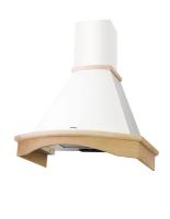 Вытяжка купольная Gretta (M) 60 (600х535хh895(1125)) (Материал Металл/Дерево , Цвет Бежевый/Неокрашено) в Новороссийске от производителя 