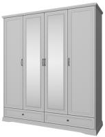 Шкаф 4DG2S Z Валенсия (Valencia) - вид