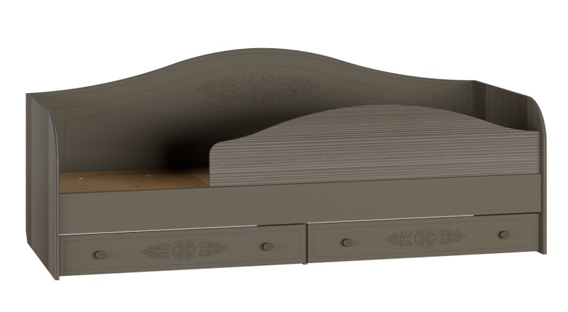 Фото Кровать односпальная Ассоль плюс АС-10 (СМ 80х200) комплектуется настилом от производителя Компасс в Новороссийске по цене 27&nbsp;800 ₽