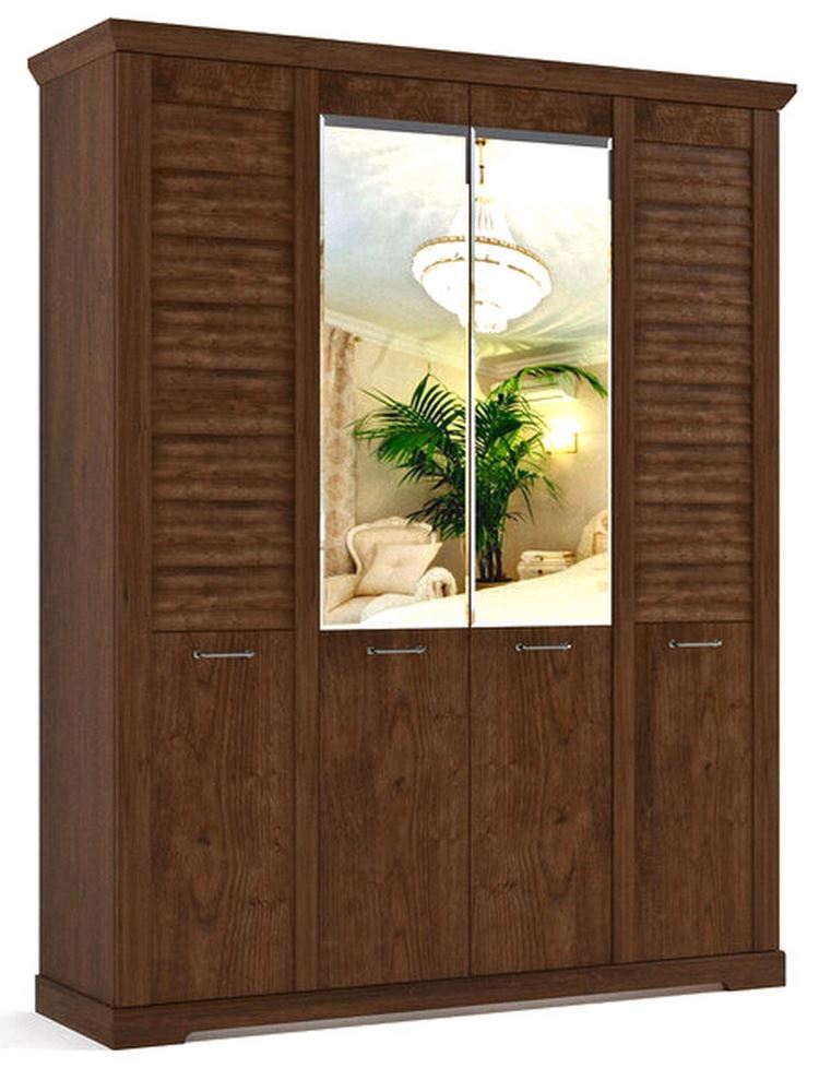 Фото Шкаф Кантри (186) четырехдверный от производителя СБК в Новороссийске по цене 36&nbsp;180 ₽