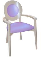 Фото stulya-dlya-gostinoy стул коломбо с мягкой спинкой и подлокотниками производитель Аврора