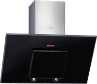 Вытяжка наклонная Abelia 190 (900х400хh857(1332)) (Материал Металл/Стекло , Цвет Металлик/Черный) в Новороссийске от производителя 