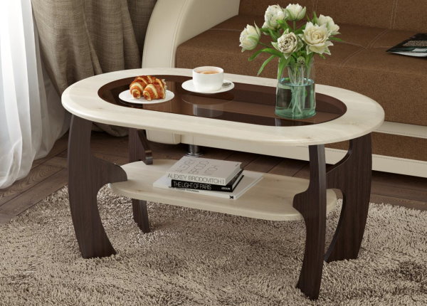 Фото Стол журнальный Маджеста-2 от производителя Олмеко в Новороссийске по цене 6&nbsp;650 ₽