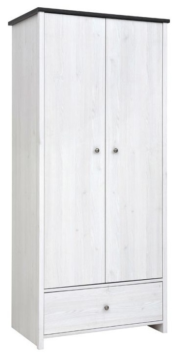 Фото Шкаф Порто SZF2D1S (89) двухдверный от производителя Black Red White (БРВ) в Новороссийске по цене 20 080 ₽
