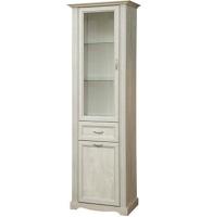 Шкаф-витрина 32.06 Сохо (бетон пайн белый-бетон пайн патина (Олмеко) ) в Новороссийске от производителя 