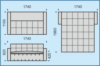Фото Диван Вери (1,65м) от производителя НТКО в Новороссийске по цене 50&nbsp;570 ₽