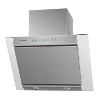 Вытяжка наклонная Gloria 60 (600х358хh550(900)) (Материал Металл/Стекло , Цвет Металлик/Черный) в Новороссийске от производителя 