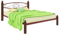 Кровать двуспальная Каролина Lux (СМ 160х200) трубка металл в интернет магазине Планета Комфорта Фото derevyannye-krovati кровать двуспальная каролина lux (см 160х200) трубка металл производитель Милсон