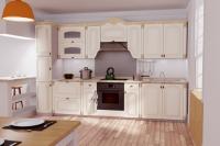 Кухня Селена ваниль патина.