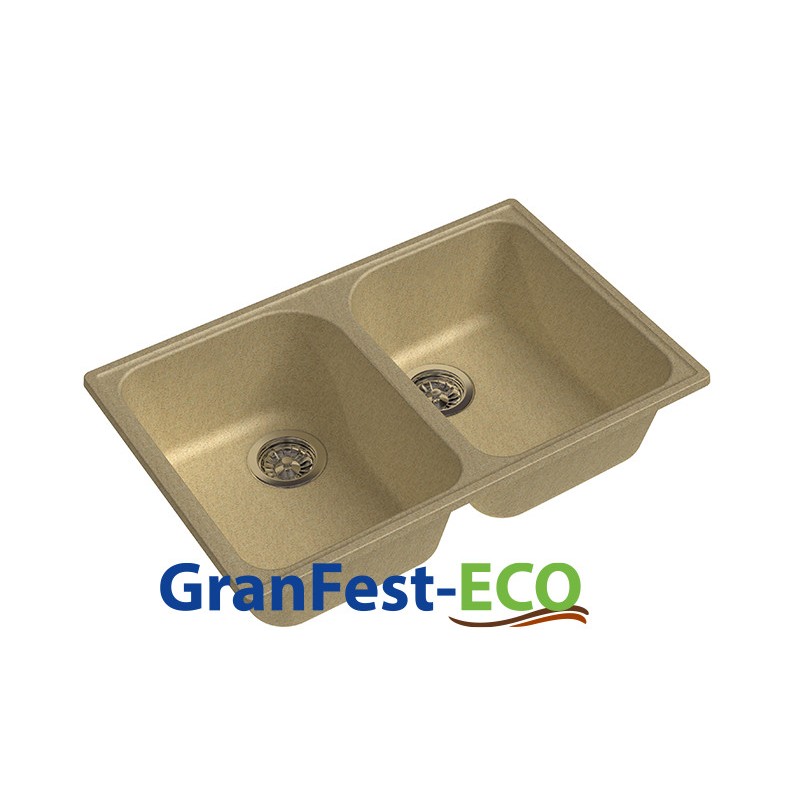 Фото Мойка Granfest eco-15 (ГР 740х480хh200) (шир.ящ.min 720) без сифона от производителя Granfest в Новороссийске по цене 4 750 ₽