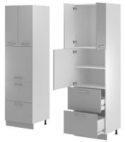 Кухня Монс пенал ПСВ-62 (белый, графит,(Леко)) в Новороссийске от производителя 