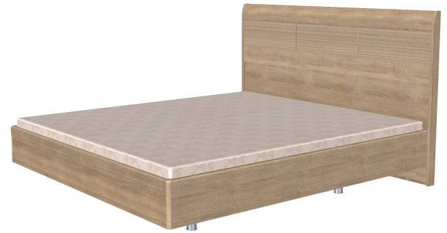 Фото Кровать двуспальная Мелисса КР-2804 (СМ 180х200) с ламельным основанием от производителя Лером в Новороссийске по цене 34 700 ₽
