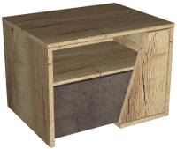Тумба прикроватная Стреза (дуб галифакс натуральный, дуб галифакс натуральный-бетон чикаго темно-серый (СБК) ) в Новороссийске от производителя в интернет магазине Планета Комфорта Тумба прикроватная Стреза (дуб галифакс натуральный, дуб галифакс натуральный-бетон чикаго темно-серый (СБК) ) в Новороссийске от производителя