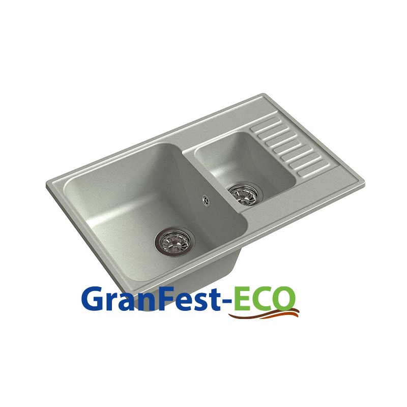 Фото Мойка Granfest eco-21К (ГР 740х480хh200) (шир.ящ.min 720) без сифона от производителя Granfest в Новороссийске по цене 4 100 ₽