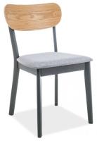 Стул Signal Vitro ( Обивка стула:ткань, графит/дуб, серый (Signal) ) в Новороссийске от производителя 