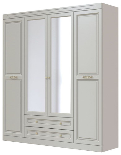 Фото Шкаф Олимп ШР-4 (201) четырехдверный от производителя Браво-мебель в Новороссийске по цене 57 900 ₽