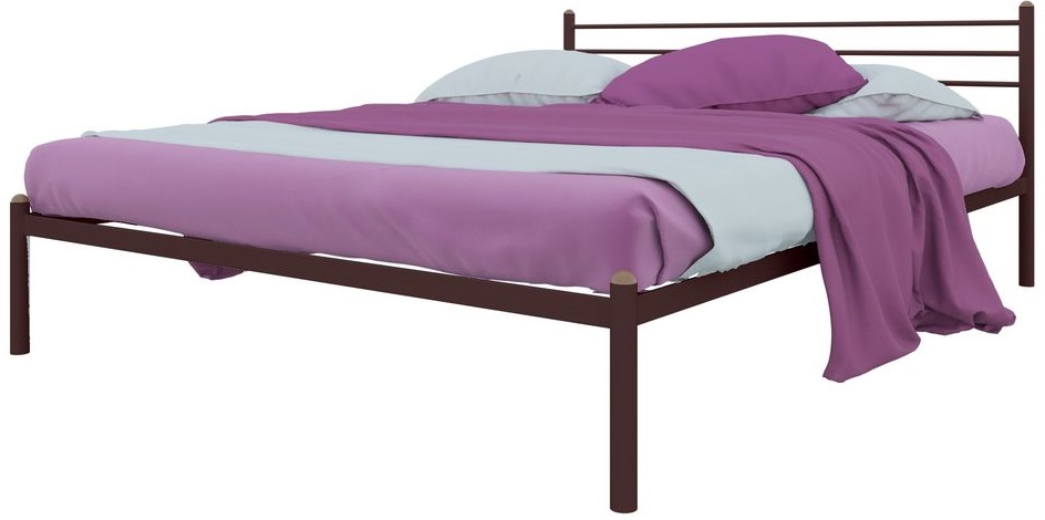 Фото Кровать двуспальная Милана (СМ 180х200) трубка металл от производителя Милсон в Новороссийске по цене 13 540 ₽