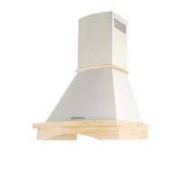 Вытяжка купольная Gretta (C) 60 (600х535хh895(1125)) (Материал Металл/Дерево , Цвет Бежевый/Неокрашено) в Новороссийске от производителя 