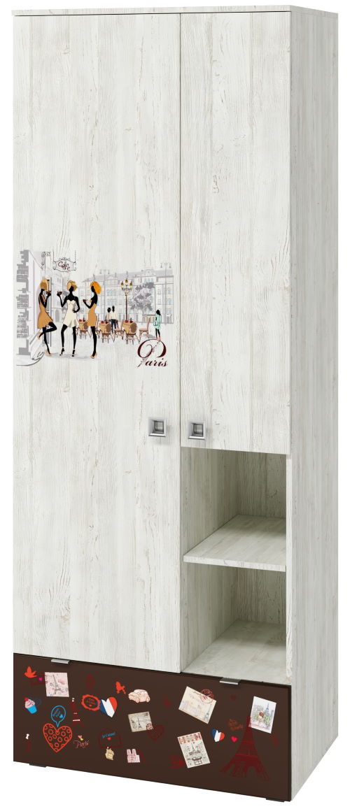 Фото Шкаф Поло (80) двухдверный от производителя Регина в Новороссийске по цене 12 960 ₽