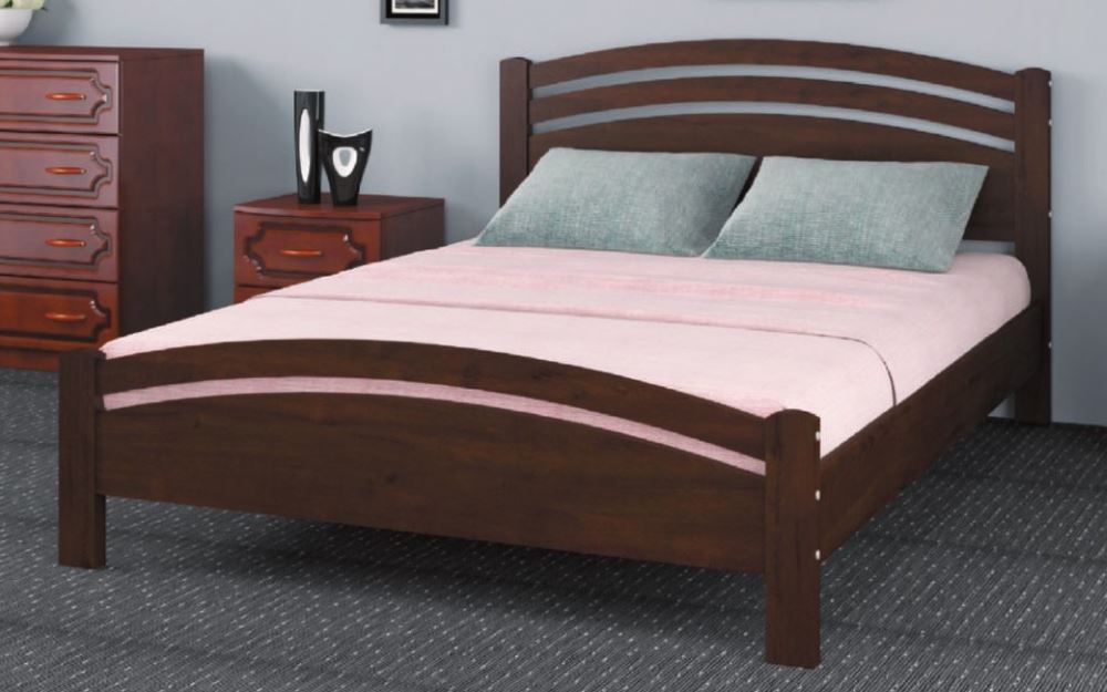 Фото Кровать двуспальная Камелия-3 (СМ 160х200) без основания с универсальными царгами от производителя Браво-мебель в Новороссийске по цене 14 520 ₽