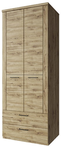 Фото Шкаф 2DG2S Дорсет (Doorset) (80) двухдверный от производителя Анрэкс в Новороссийске по цене 25 870 ₽