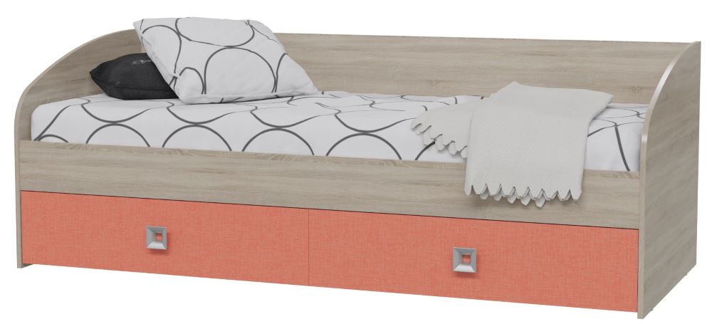 Фото Кровать односпальная Сити с ящиками (СМ 80х200)  от производителя Гранд Кволити в Новороссийске по цене 15 940 ₽