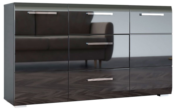 Фото Комод Домино (3 ящ + 2 дв) от производителя Браво-мебель в Новороссийске по цене 26&nbsp;200 ₽