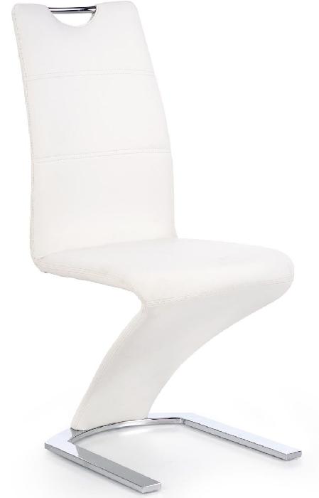 Стул Halmar K291 ( Обивка стула:экокожа , хром, белый (Halmar ) ) Стул Halmar K291 ( Обивка стула:экокожа , хром, белый (Halmar ) )